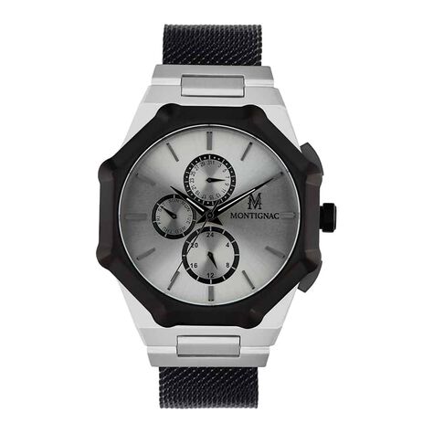 Montre Montignac S Multifontion Argente - Montres Homme | Marc Orian