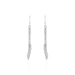 Boucles D'oreilles Pendantes Violka Argent Blanc - Pendantes Femme | Marc Orian