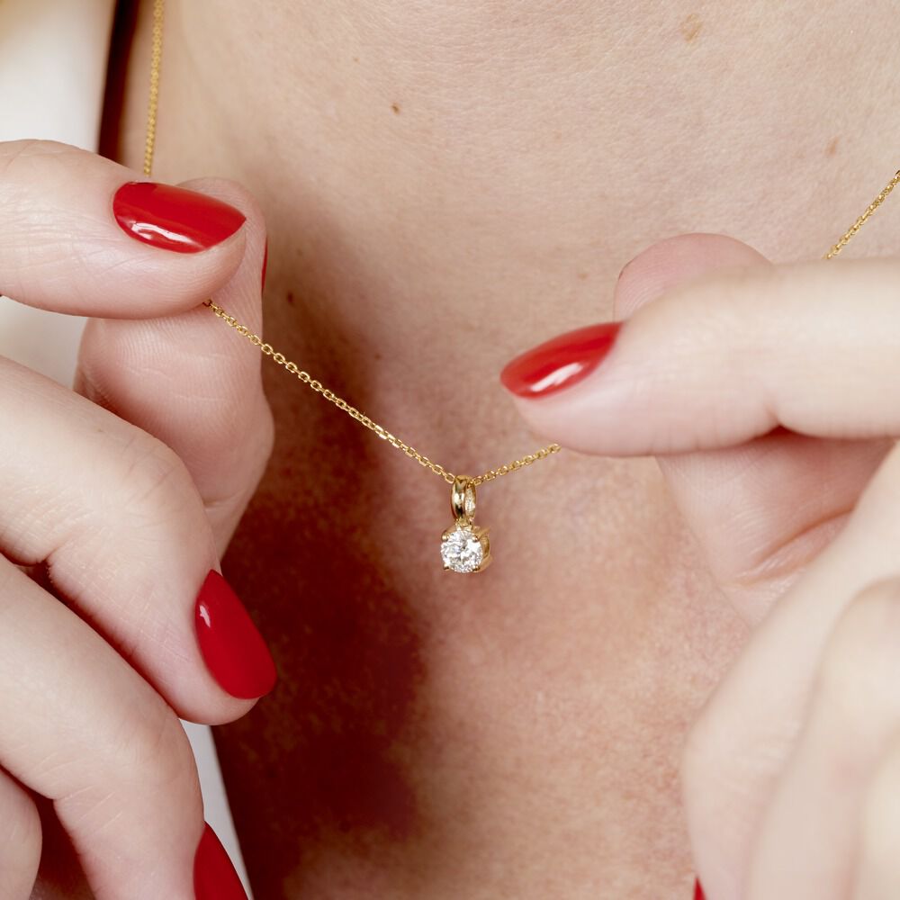 Pendentif Aphrodite Or Jaune Diamant - Pendentifs Femme | Marc Orian