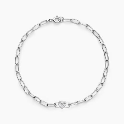 Bracelet Eternity Argent Blanc Oxyde De Zirconium - Bracelets chaînes Femme | Marc Orian