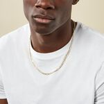 Collier Or Jaune Maille Altern&eacute;e 1/3 - Chaines Homme | Marc Orian