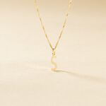 Pendentif Ionia Lettre Or Jaune - Pendentifs Famille | Marc Orian