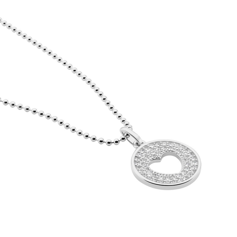 Collier Argent Blanc Cantien Oxyde - Colliers fantaisie Femme | Marc Orian