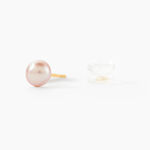 Boucles D'oreilles Puces Ursulina Or Jaune Perle De Culture - Boucles d'oreilles mariage Femme | Marc Orian