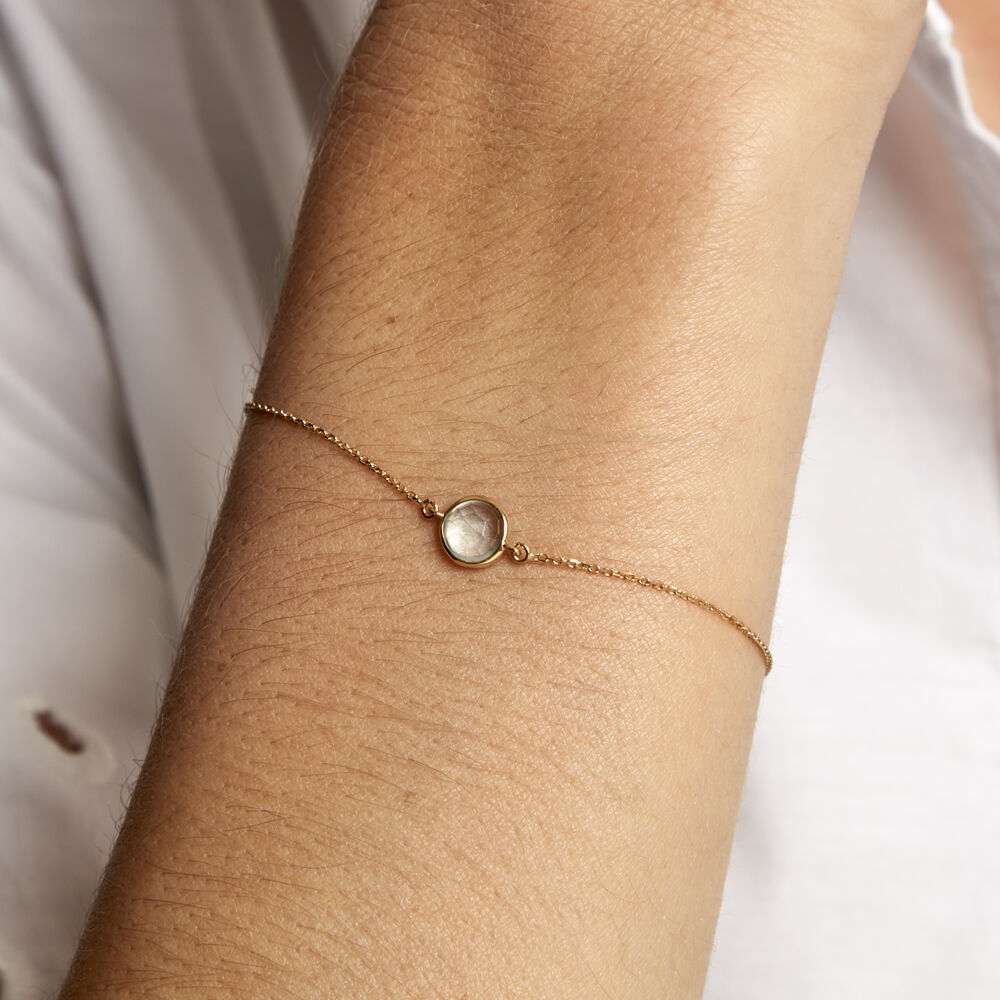 Bracelet Or Jaune Arenale Topaze - Bracelets chaînes Femme | Marc Orian