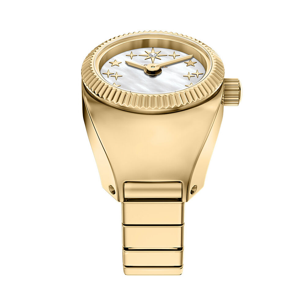 Montre Fossil Watch Ring Nacre Blanche - Montres &eacute;tanches Femme | Marc Orian