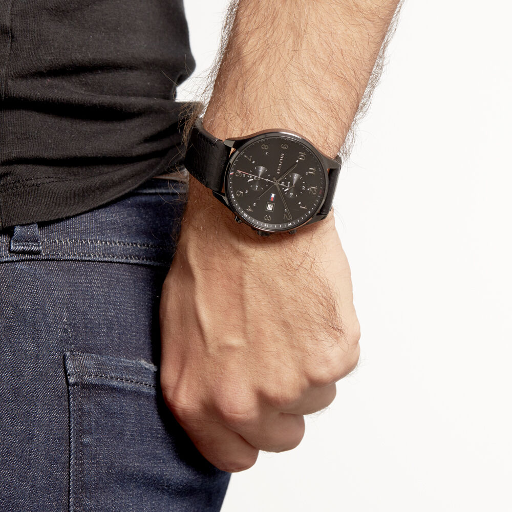 Montre Homme Tommy Hilfiger Decker Tommy Hilfiger en bleu | Galeries  Lafayette