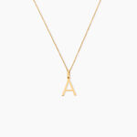 Pendentif Ionia Lettre Or Jaune - Pendentifs Famille | Marc Orian