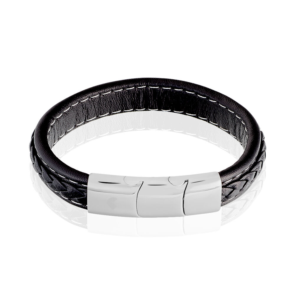 Bracelet Acier Blanc - Bracelets cuir Homme | Marc Orian