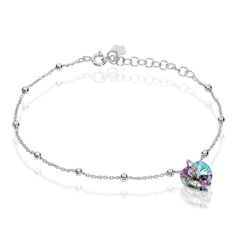 Bracelet Isin Argent Blanc Pierre De Synthese - Bracelets chaînes Femme | Marc Orian