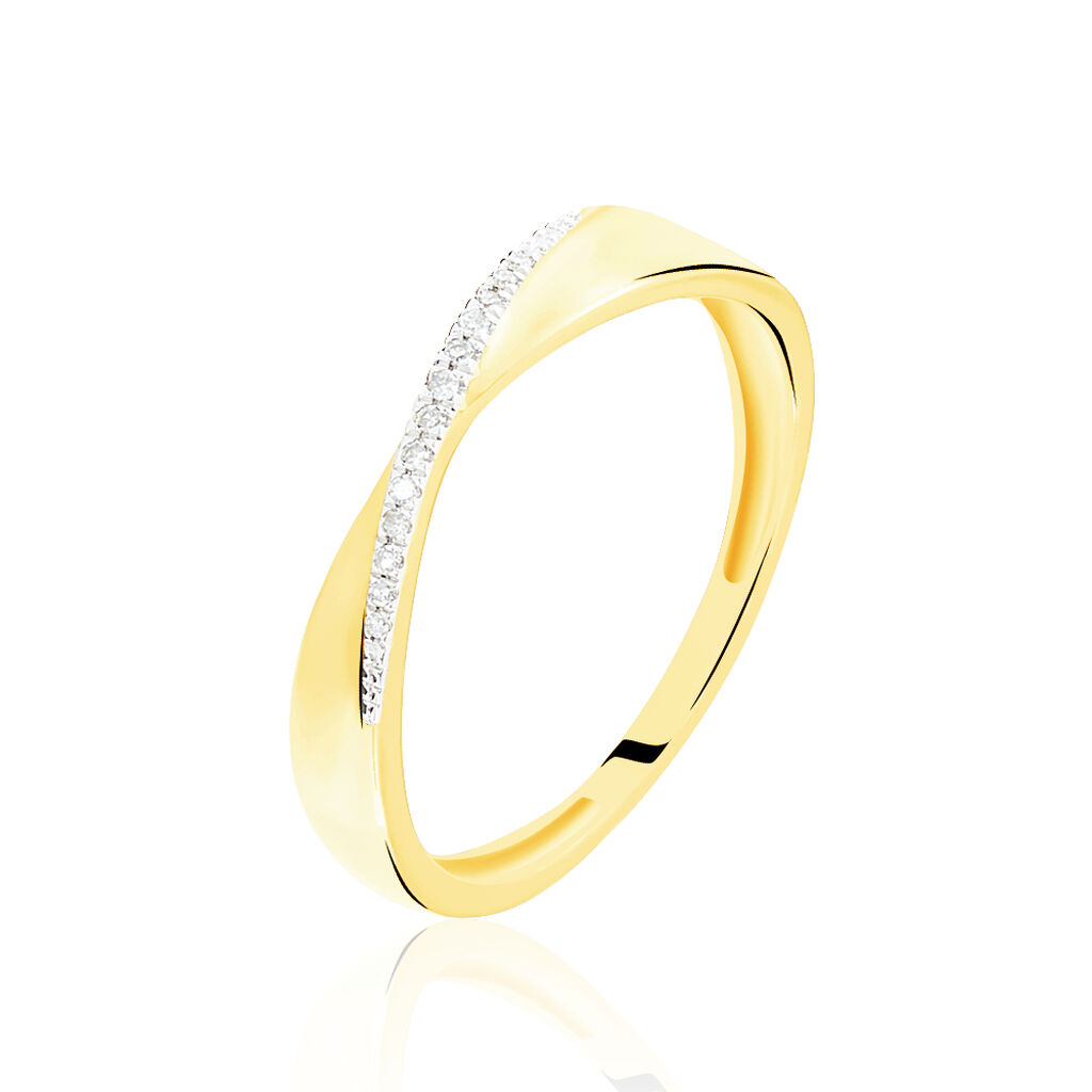 Bague Suzie Or Jaune Diamant - Bagues pierres pr&eacute;cieuses Femme | Marc Orian