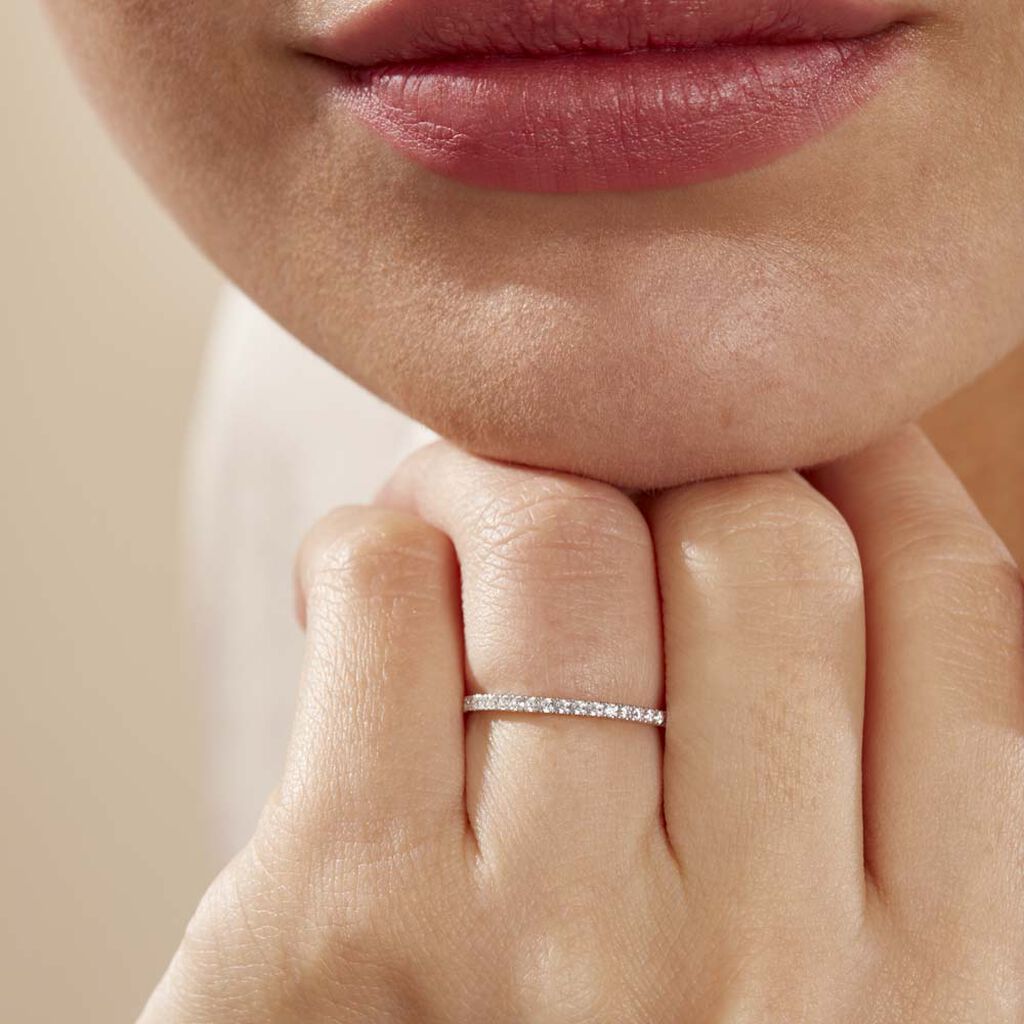 Alliance Julietta Or Blanc Oxyde De Zirconium - Alliances Femme | Marc Orian