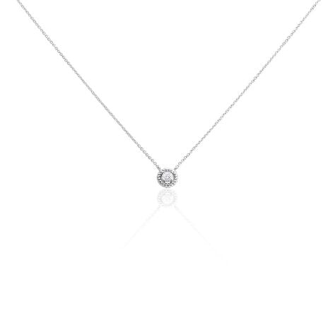 Collier Mori Argent Oxyde De Zirconium - Colliers avec pierres Femme | Marc Orian