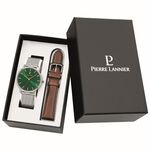 Coffret De Montre Pierre Lannier Essential Vert - Montres &eacute;tanches Homme | Marc Orian