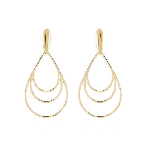 Boucles D'oreilles Pendantes Jenyfer Plaqué Or Jaune - Boucles d'oreilles Pendantes Femme | Marc Orian