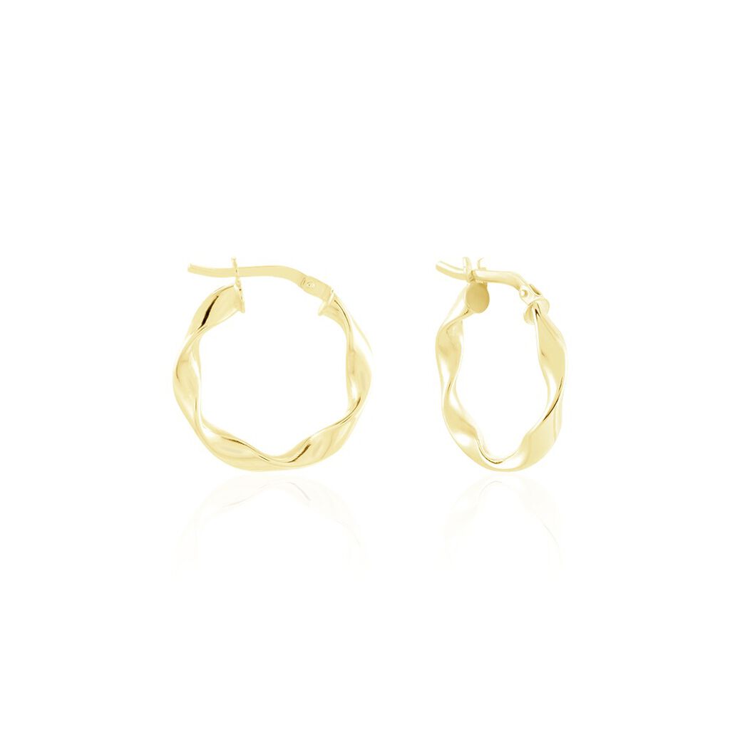 Créoles Falbala Or Jaune - Créoles Femme | Marc Orian