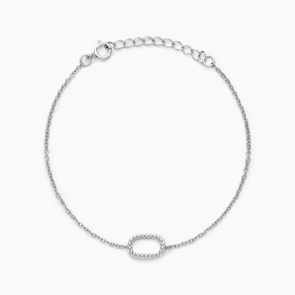 Bracelet Clem Argent Blanc - Bracelets fantaisie Femme | Marc Orian