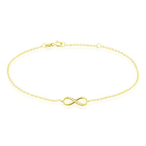 Bracelet Or Jaune Rosius Oxydes De Zirconium - Bracelets chaînes Femme | Marc Orian