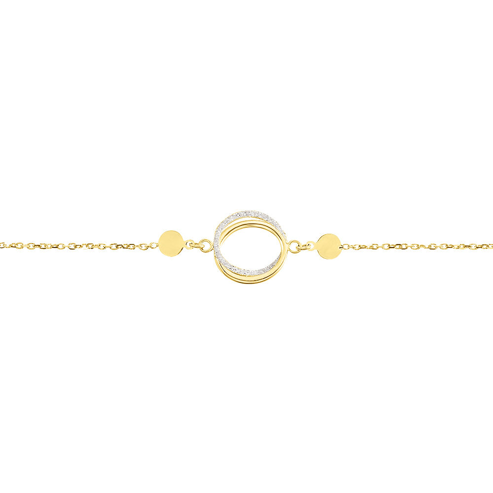 Bracelet Ciate Or Jaune - Bracelets Anneaux Entrelaces Femme | Marc Orian