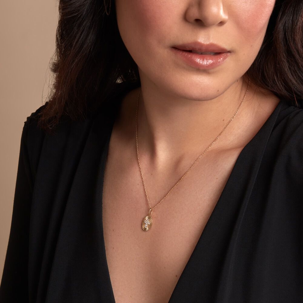 Collier Embrasement Plaqué Or Jaune Oxyde De Zirconium - Colliers avec pierres Femme | Marc Orian