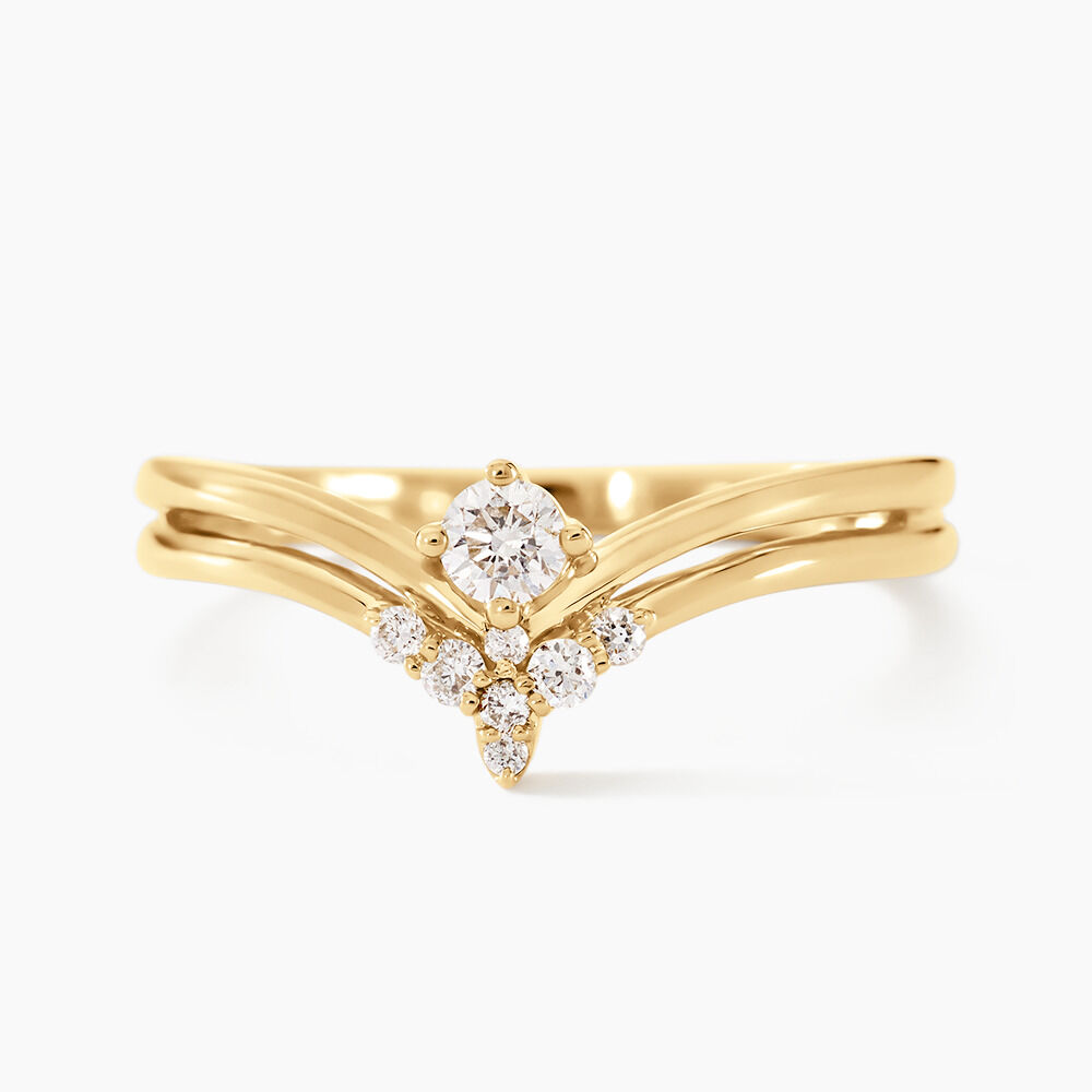 Bague Anastasio Or Jaune Diamant - Solitaires Femme | Marc Orian