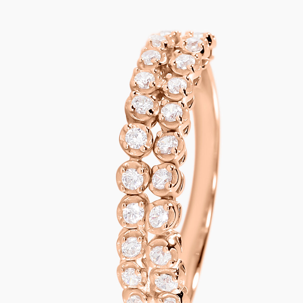 Bague Lexane Argent Rose Oxyde De Zirconium - Bijoux fantaisie Femme | Marc Orian