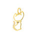 Pendentif Egee Chat Or Jaune Oxyde De Zirconium - Pendentifs Enfant | Marc Orian