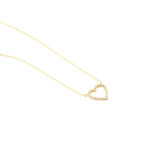 Collier Or Jaune Ansel Oxyde De Zirconium - Colliers avec pierres Femme | Marc Orian