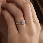 Bague Or Jaune Chou Diamants - Bagues fian&ccedil;ailles Femme | Marc Orian