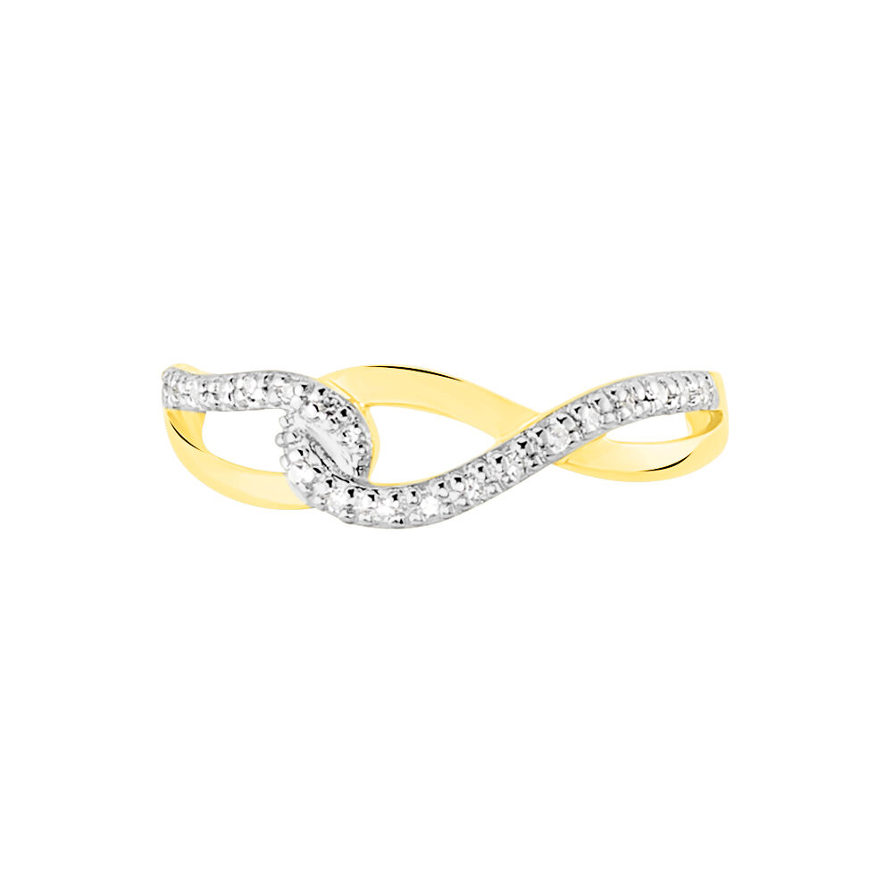 Bague Osanna Or Jaune Diamant - Bagues pierres précieuses Femme | Marc Orian