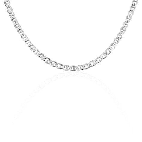 Chaîne Piato Marine Argent Blanc - Chaines Homme | Marc Orian