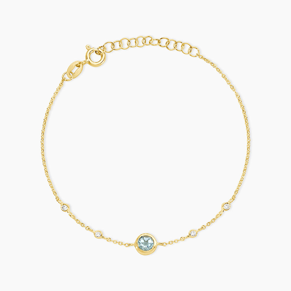 Bracelet Poem Argent Jaune Topaze Oxyde De Zirconium - Bracelets fantaisie Femme | Marc Orian