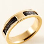 Bague Phebus Him Acier Jaune - Bijoux fantaisie Homme | Marc Orian