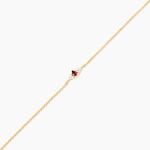 Bracelet Poem Argent Jaune Rhodolite Oxyde De Zirconium - Bracelets fantaisie Femme | Marc Orian