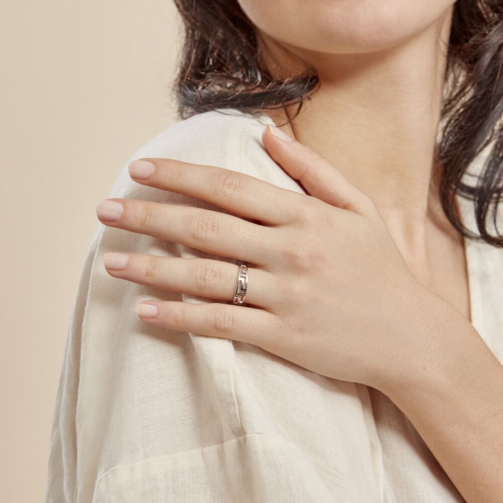 Bague Sidgy Argent Blanc - Bagues Femme | Marc Orian