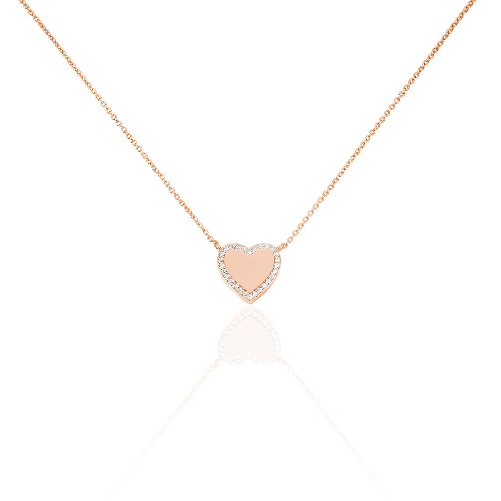 Collier Tylvina Argent Rose Oxyde De Zirconium - Colliers avec pierres Femme | Marc Orian