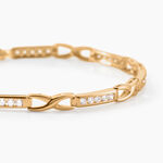 Bracelet Jonc Epiphanieae Plaqu&eacute; Or Jaune Oxyde De Zirconium - Bracelets cha&icirc;nes Femme | Marc Orian