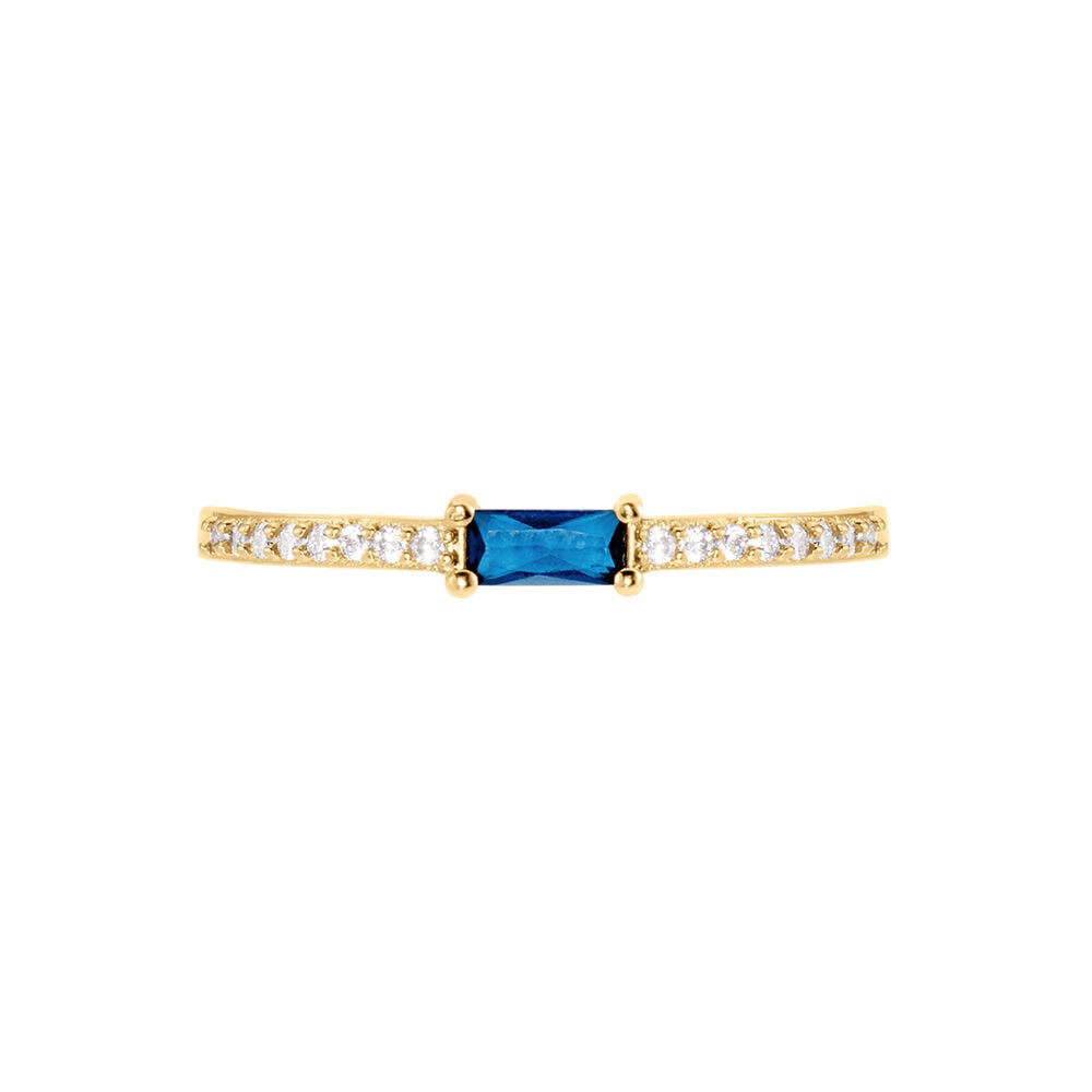 Bague Gamboa Plaqu&eacute; Or Jaune Verre Oxyde De Zirconium - Bijoux fantaisie Femme | Marc Orian