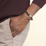 Bracelet Paulette Acier Blanc - Bracelets cordons Homme | Marc Orian