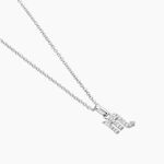 Collier Astra Argent Blanc Oxyde De Zirconium - Colliers avec pierres Femme | Marc Orian