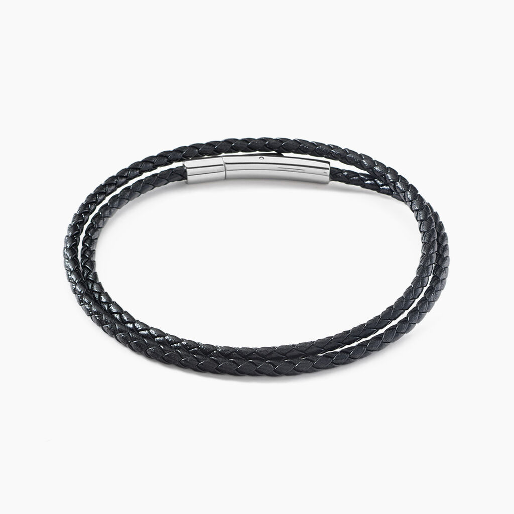 Bracelet Calvino Acier Blanc - Bracelets cuir Homme | Marc Orian