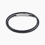Bracelet Calvino Acier Blanc - Bracelets cuir Homme | Marc Orian
