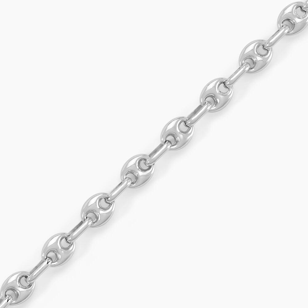 Bracelet Carrus Argent Blanc - Bracelets mailles Homme | Marc Orian