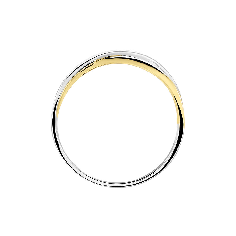 Bague Volya Or Tricolore Diamant - Bagues pierres pr&eacute;cieuses Femme | Marc Orian