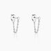 Bijoux D'oreilles Fantaisia Argent Blanc Oxyde De Zirconium - Piercings d'oreilles Femme | Marc Orian