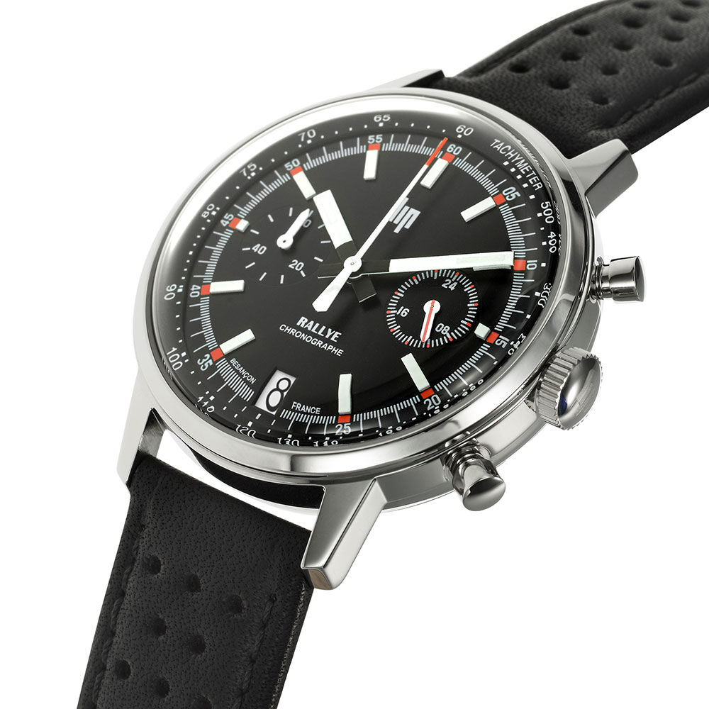 Montre Lip Rallye Meca-Quartz Noir - Montres &eacute;tanches Homme | Marc Orian