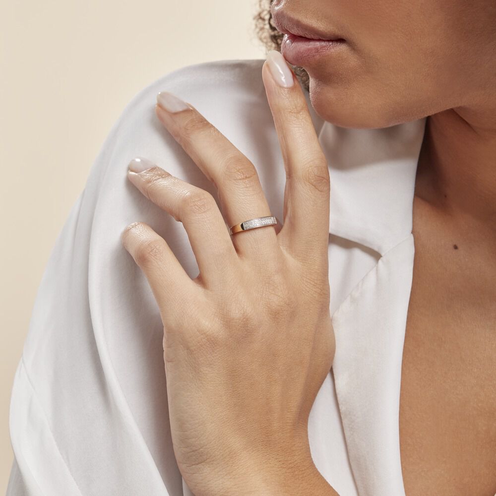 Bague Serafina Or Jaune Diamant - Bagues pierres précieuses Femme | Marc Orian