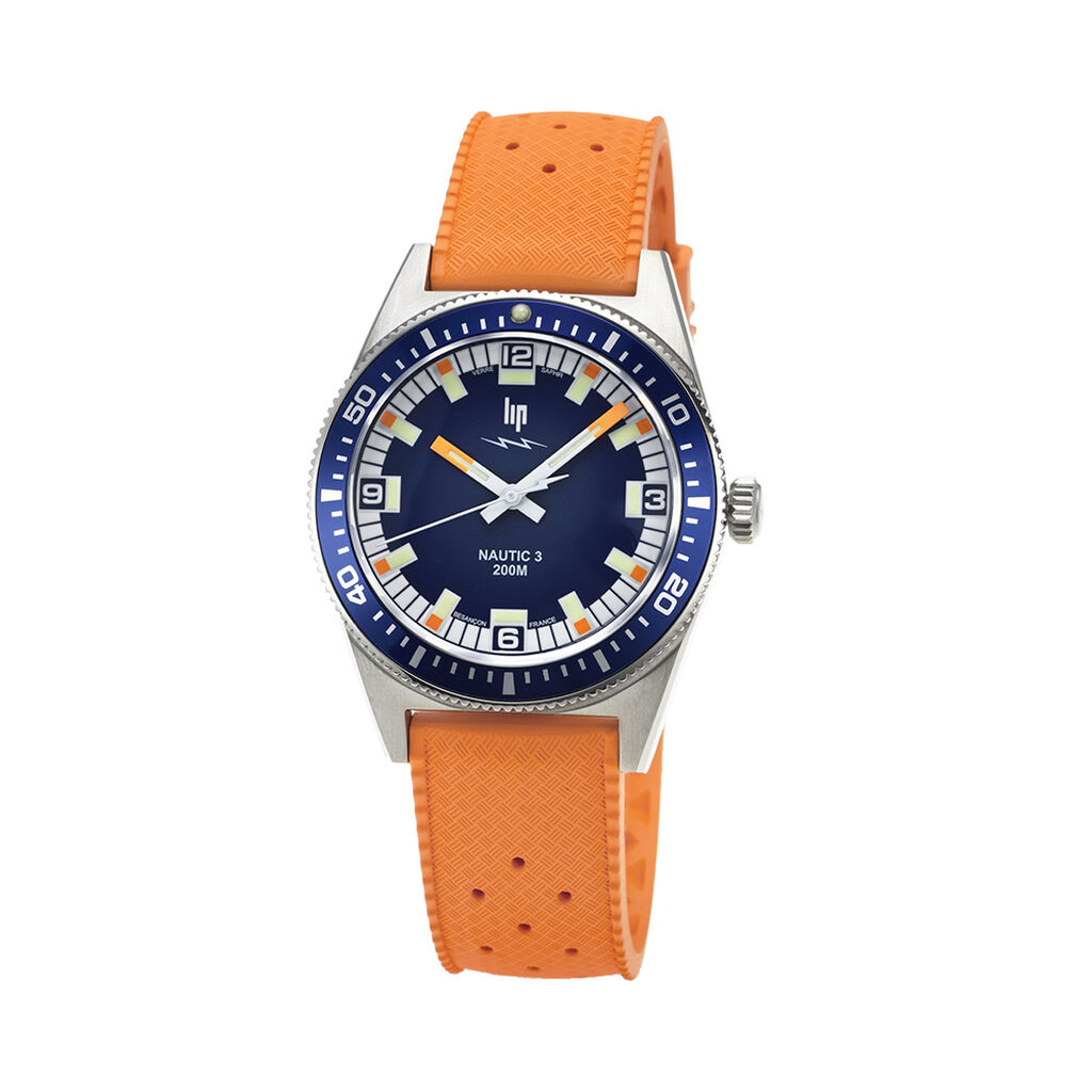 Montre Lip Nautic 3 Bleu - Montres &eacute;tanches Unisex | Marc Orian