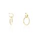Boucles D'oreilles Pendantes Juhani Acier Jaune - Pendantes Femme | Marc Orian