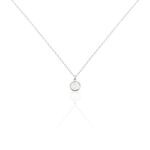 Collier Argent Blanc Lehunnus Oxyde De Zirconium - Colliers avec pierres Femme | Marc Orian